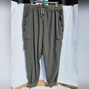 MAROAUT Women's Olive Cargo Running Pants Sz XL See Pictures For Details